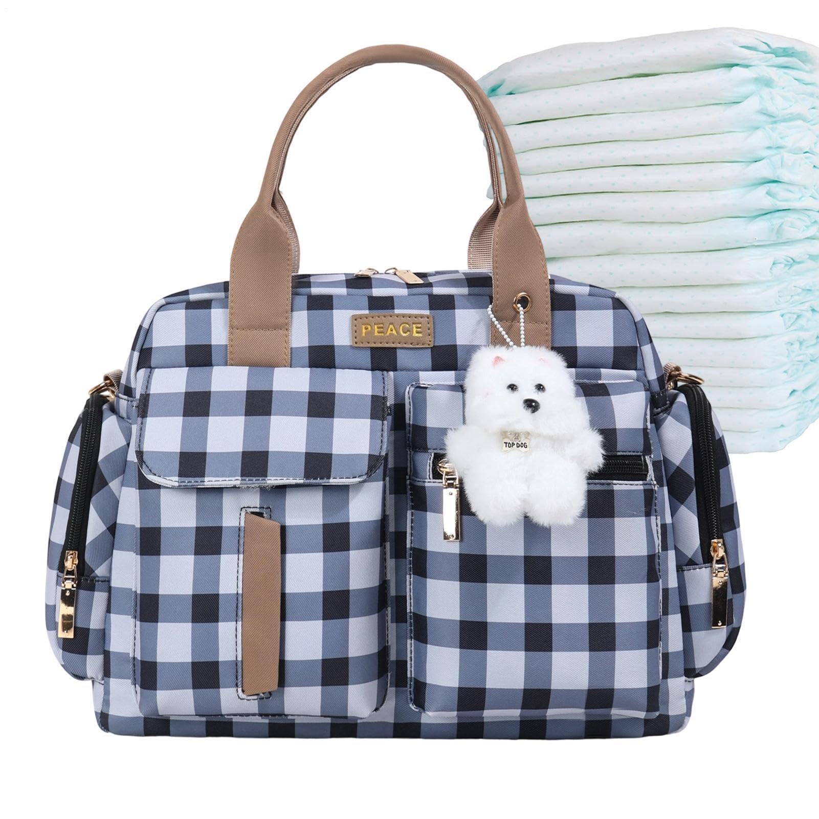 Torba Shopper Na Pieluchy z uchwytem Mała Stylowa Torebka Ramieniowa w