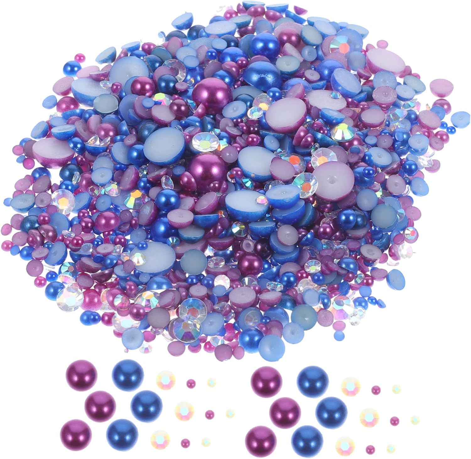 NOLITOY 3pcs Nail Charm Decor Flat Nail Charms Decorative Decors Multi-Function Adornments Delicate Art Manicure Supplies