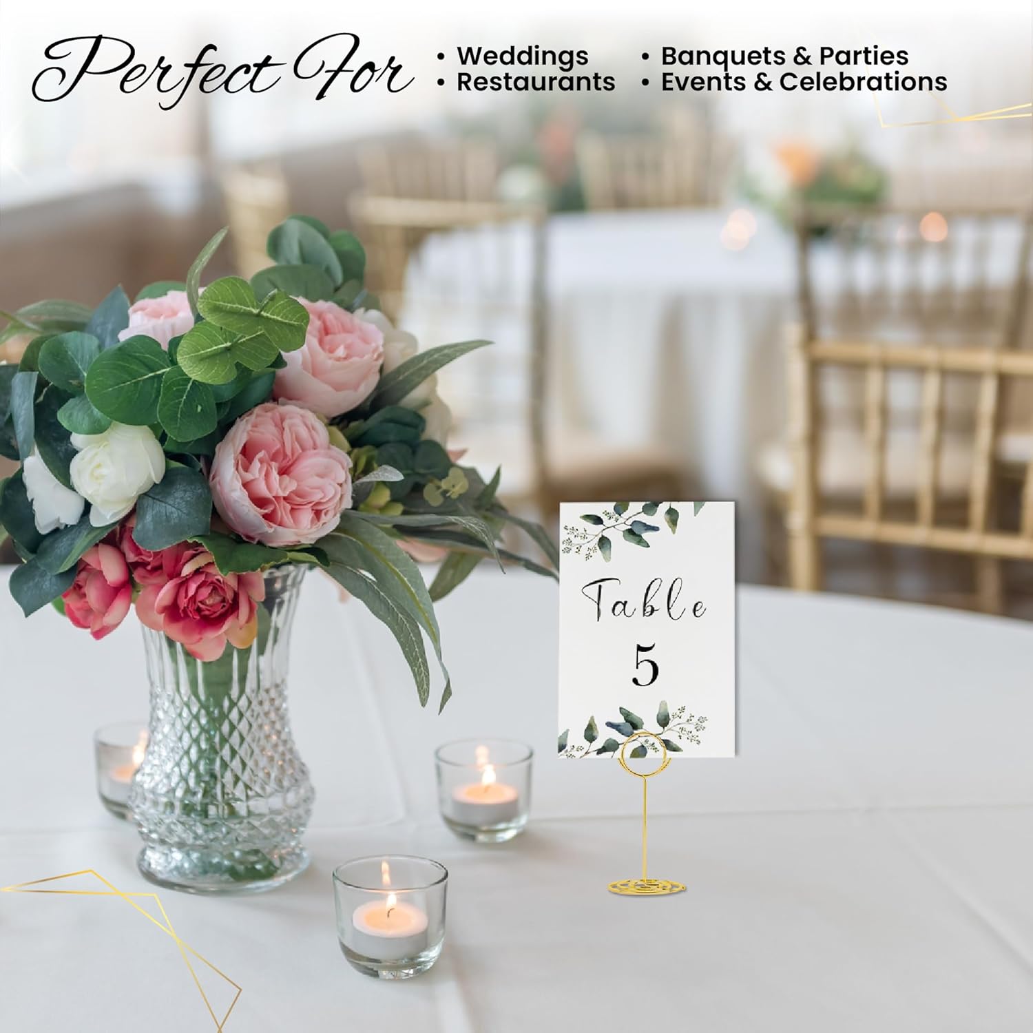 テーブルナンバーホルダー。