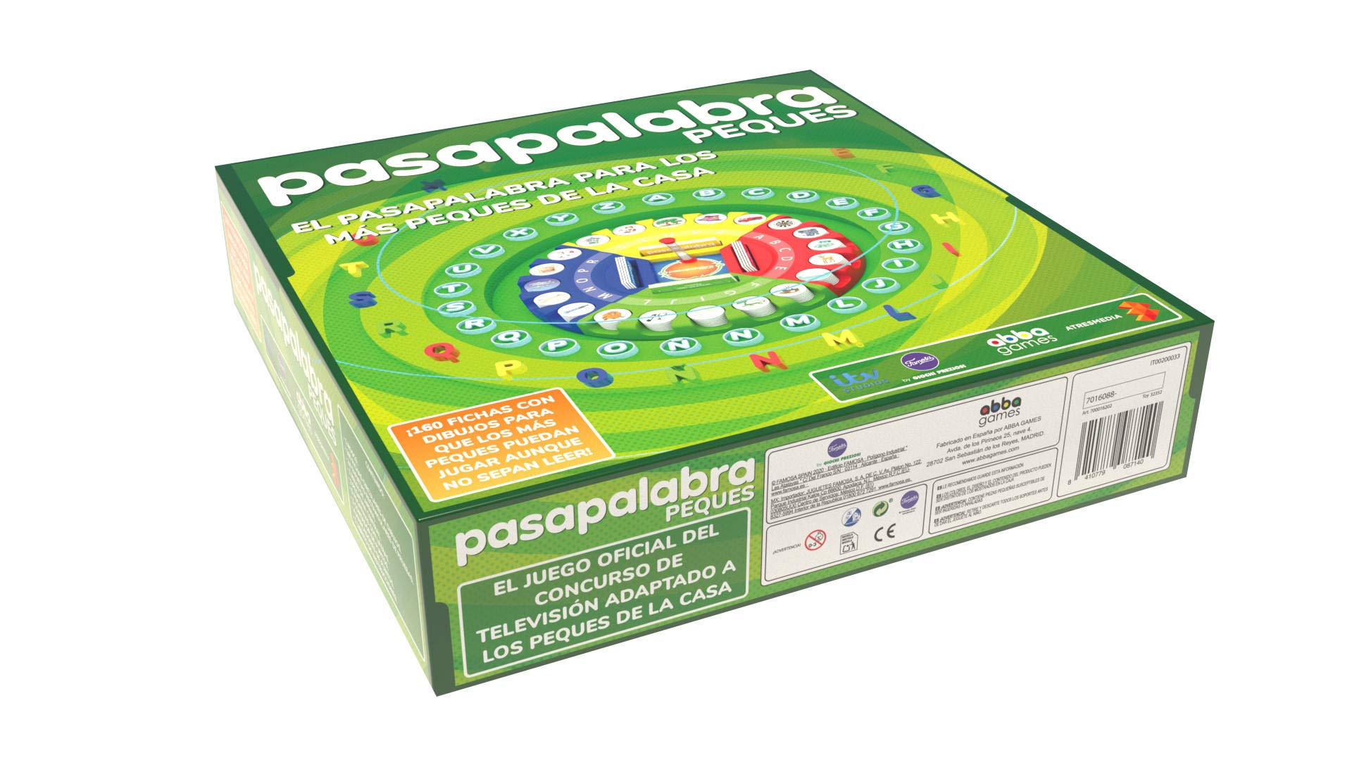Famogames, Pasapalabra Edición Peques, Juegos de Mesa, en Español (Famosa 700016202)