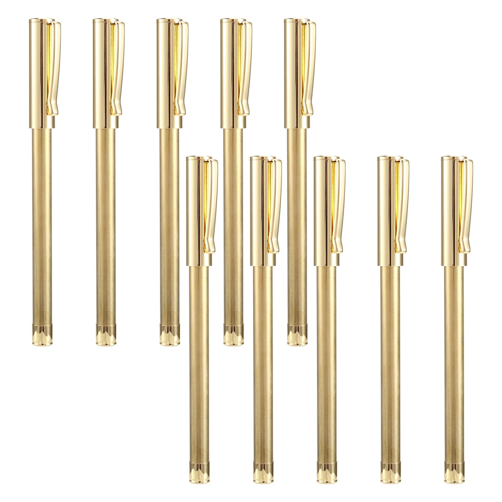 Kits de bolígrafos para torneado de madera de punta fina dorados, paquete de 10 unidades 8