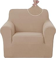 Vista 115 de U-NICE HOME Funda para sofá biplaza elástica, cubierta para sofá, funda para sillón, protector de muebles para sofá con 2 cojines, funda para sofá