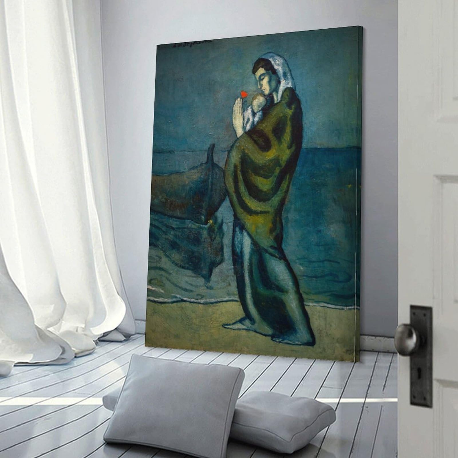 Amazon.co.jp: パブロ・ピカソ Pablo Picasso 《母子像》絵画 アート 