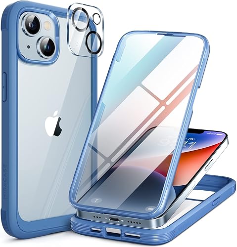 Miniatura 51 de Miracase Funda para iPhone SE de 3ª/2ª generación 2022 2020 de cuerpo completo con protector de pantalla de vidrio integrado, resistente protección