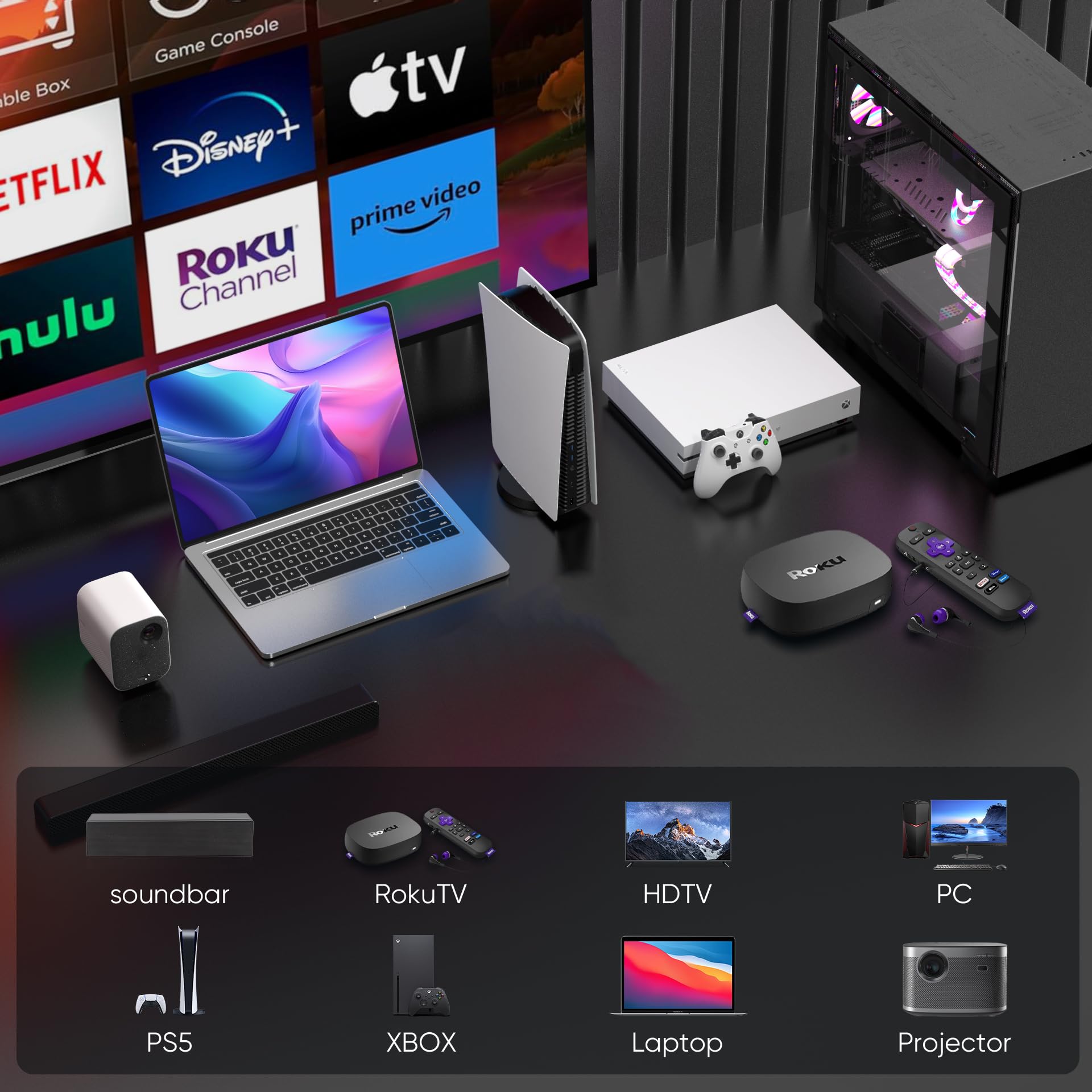 Cavo HDMI 2.1 da 6,8 m, 8 K, CL3, supporta 8K a 60Hz, 4K a 120Hz, HDR10+, eARC, SBTM, VRR, QFT, ALLM, 3D, HDCP 2.3 per TV, monitor, computer, laptop, PS5/4/3, Xbox, Soundbar