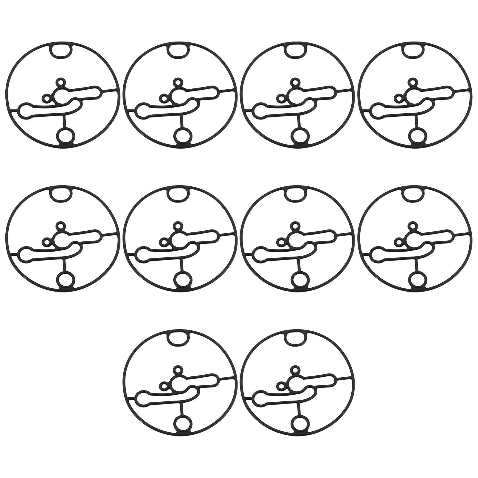 Briny River 10pcs Carburetor Bowl Gaskets Compatible with Briggs and Stratton 698781 Compatible with Nikki Carb
