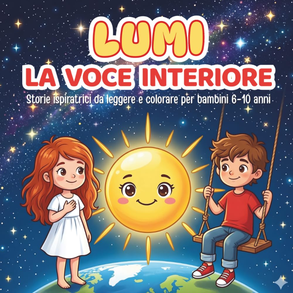 Storie Ispiratrici per Bambini con Lumi e la Voce Interiore: Racconti brevi motivazionali sulla fiducia in sé stessi, coraggio e autostima per bambini 6-10 anni con pagine e attività da colorare