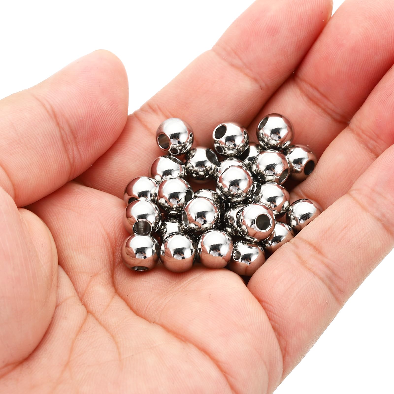 PATIKIL Smooth Round Spacer Beads - Image 3