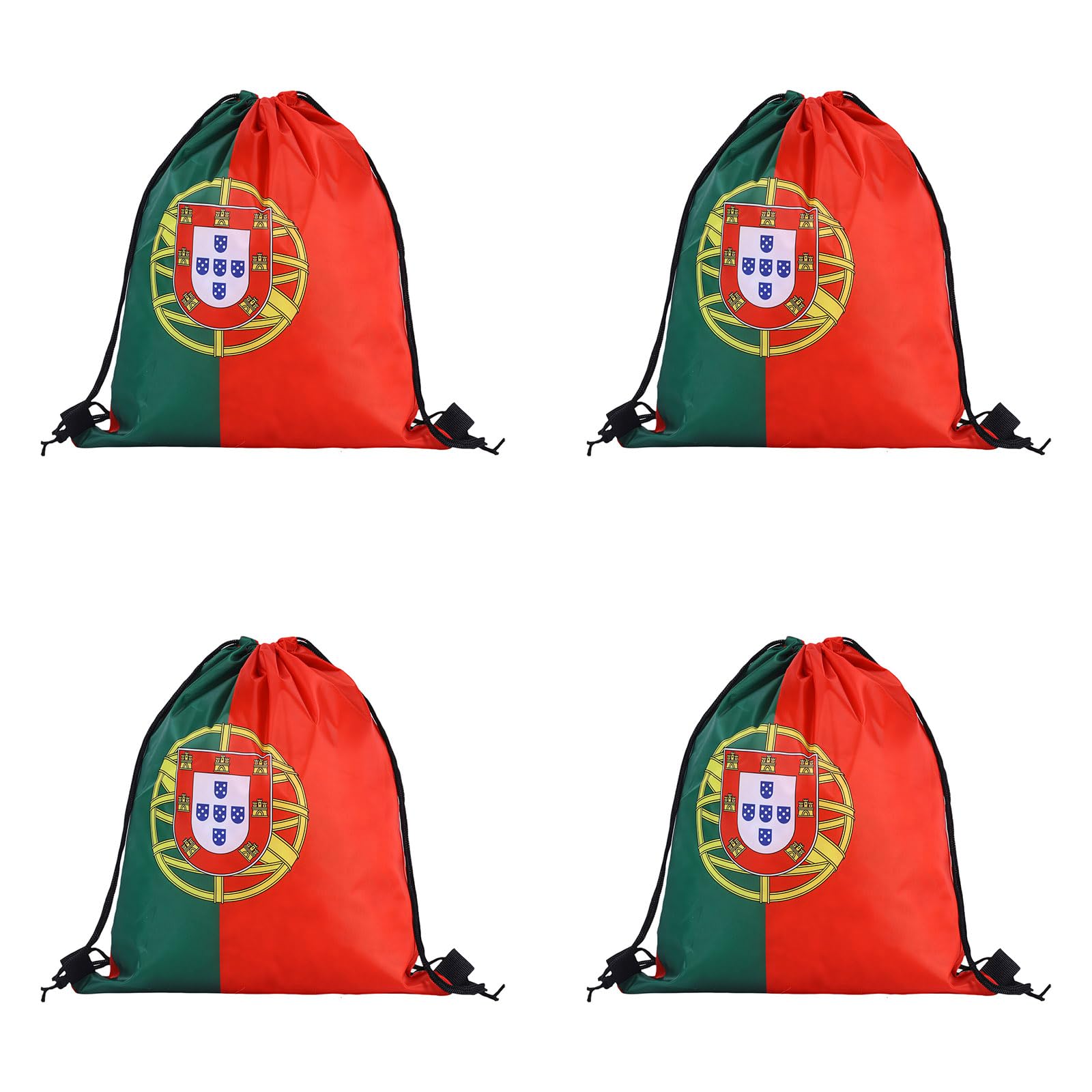 hogtnd Multipacks of 4 Sturdy Pockets with Flag Pattern Collectable Sports Bags for Sports Enthusiasts and User-friendly Shoppers Recyclable Flag Pockets