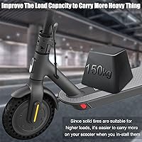Vista 3 de Neumático sólido para Xiaomi m365 Scooter eléctrico Mijia Mi m365 pro/gotrax gxl V2/gotrax XR, 8.5 pulgadas Scooter eléctrico Ruedas de 8 1/2