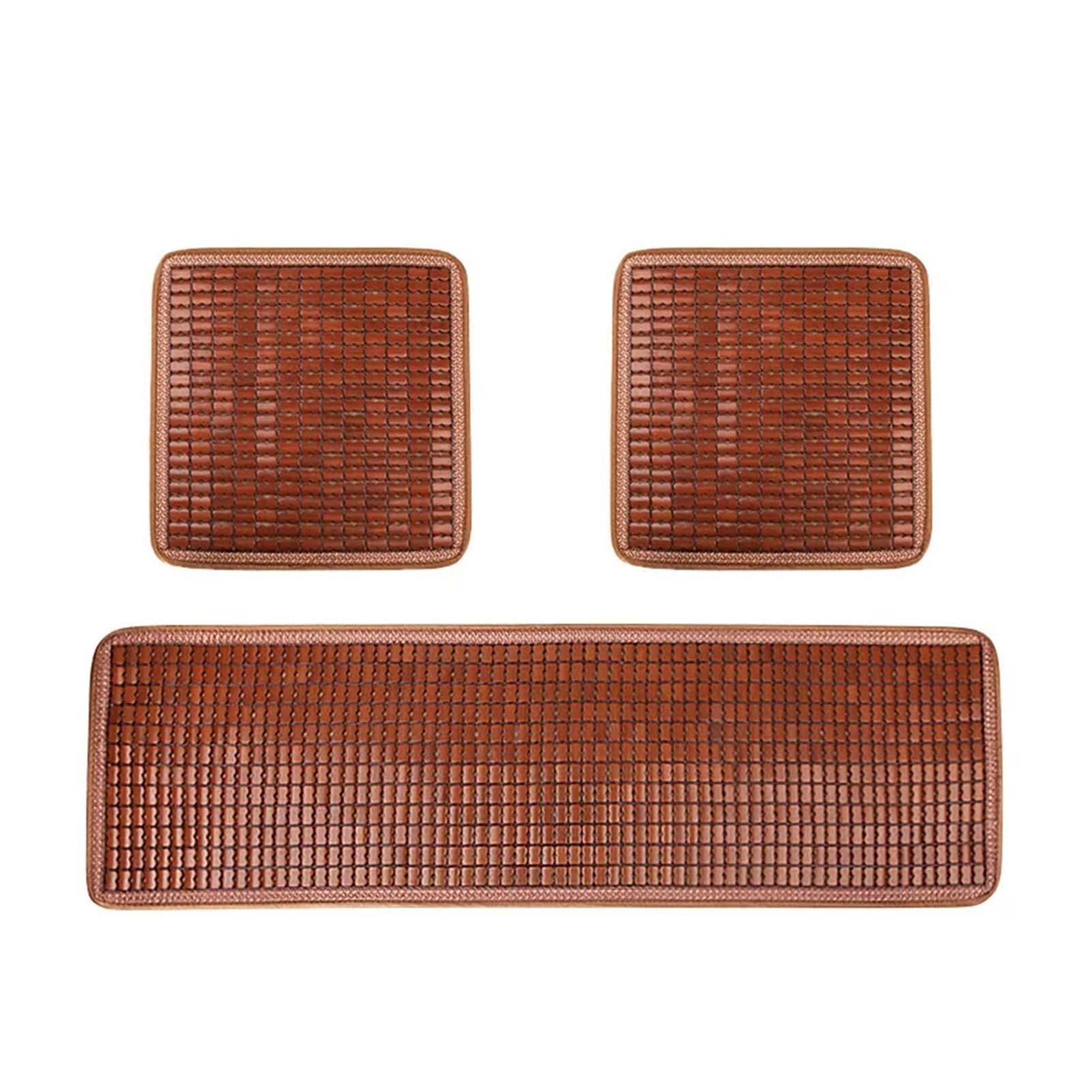 Hviyroi car seat cushion Car Seat Cushion Bamboo Summer Slice Cool Four Seasons(Yellow 2)