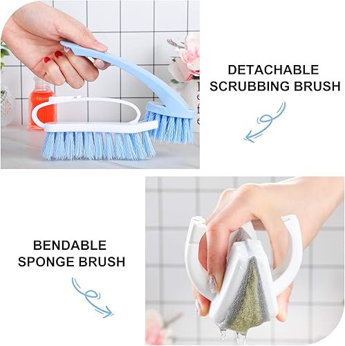 Miniatura 4 de 8 accesorios para bañera de hidromasaje, kit de limpieza de piscina, suministros de mantenimiento de spa, contiene red de espumadera, cepillo de