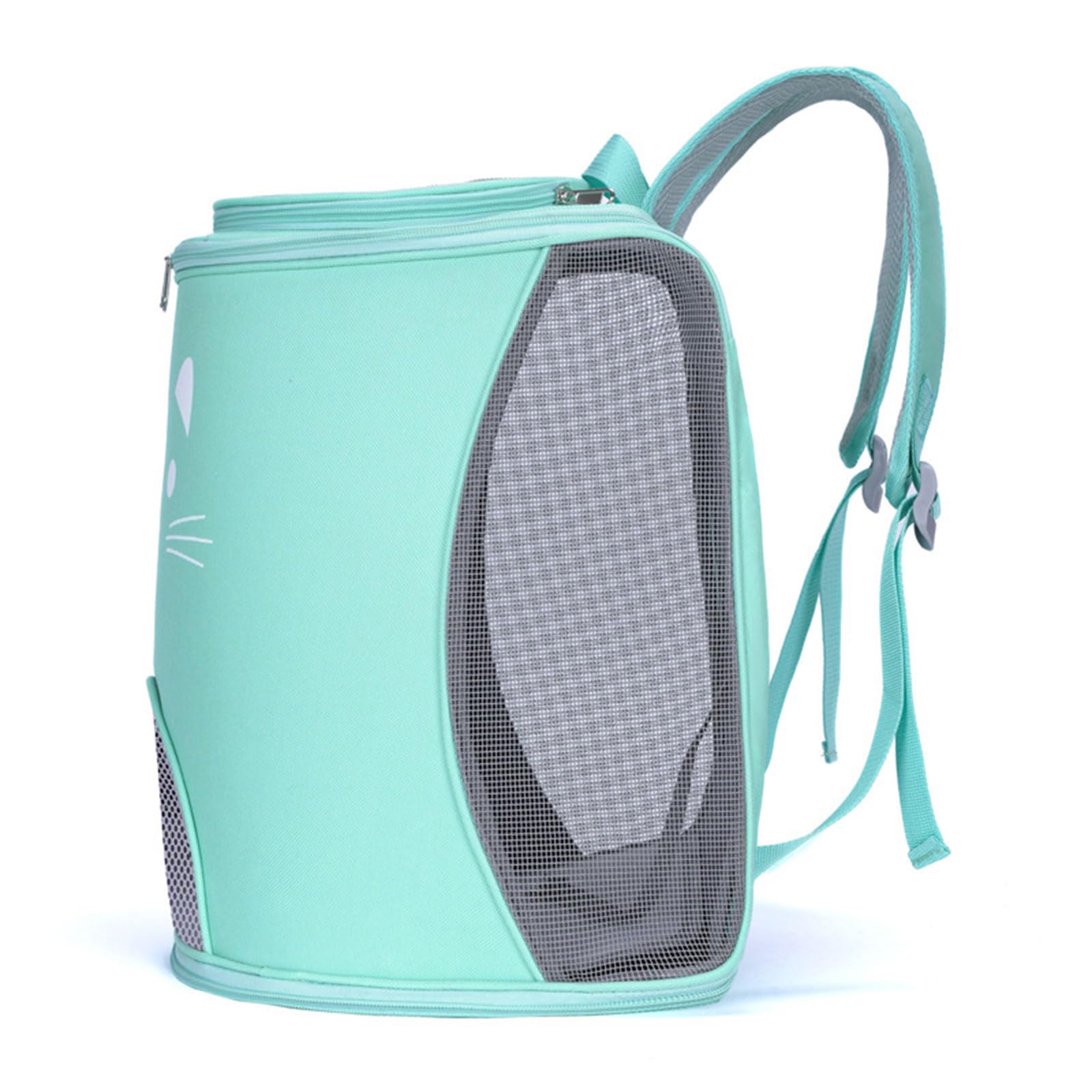 Zaino per animali domestici, con tracolla ergonomica, grande capacità, traspirante, per cani di piccola taglia, gatti, viaggi e passeggiate