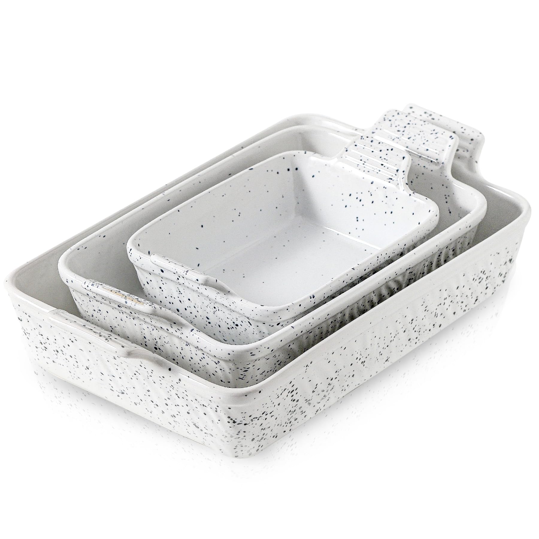 Glass Baking Dish KOOV Bakeware Set, Ceraic Baking Dish
