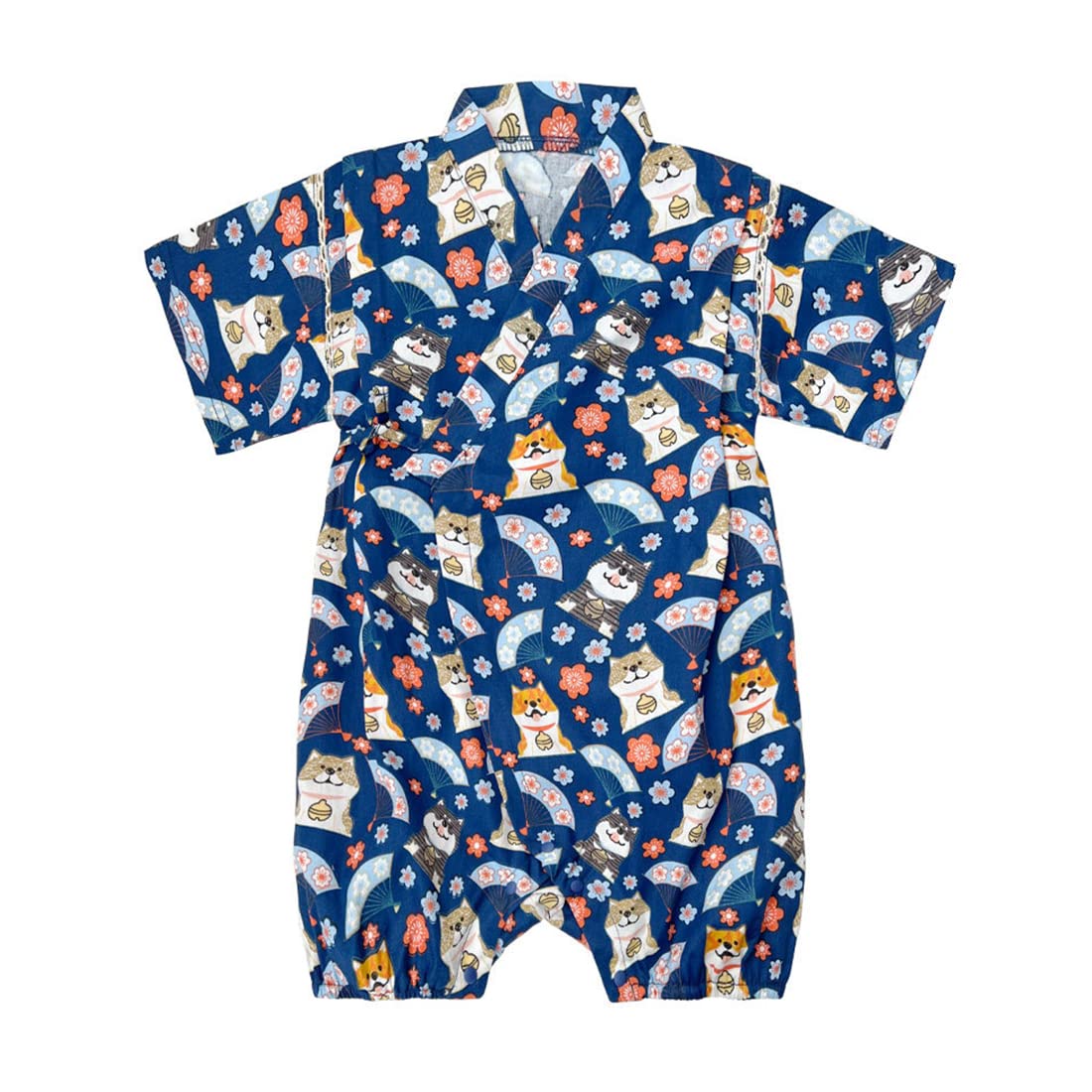 Baby Japanese Kimono Robe Cotton Infant Comfy Loose Romper