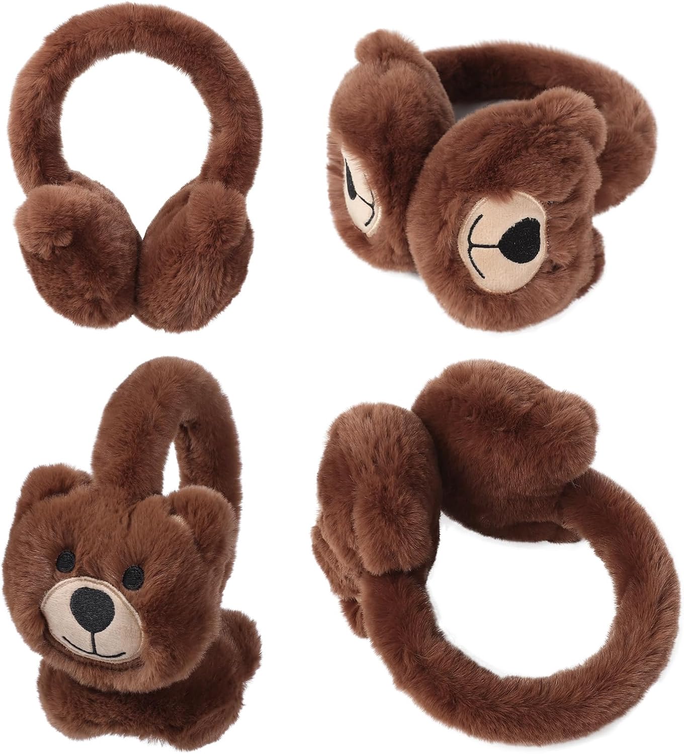 Kids Cat Earmuffs Cute Animal Ear Muffs Winter Outdoor Ear Covers Plush Ear Warmer for Boys Girls Age 7-14 - Image 6