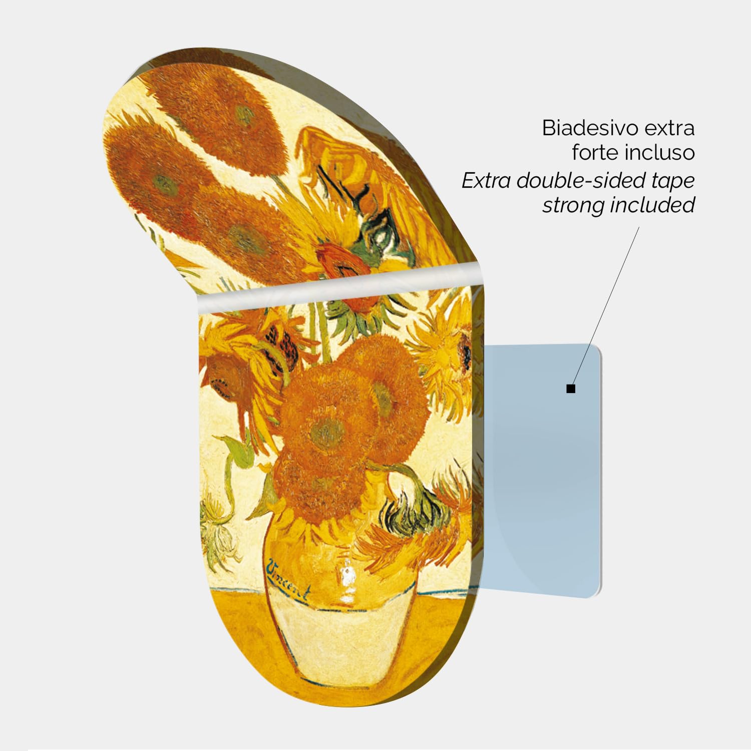 Appendiabiti Adesivi Da Parete Banksy - 6 Pezzi In Acrilico, Design Moderno - Foto 9