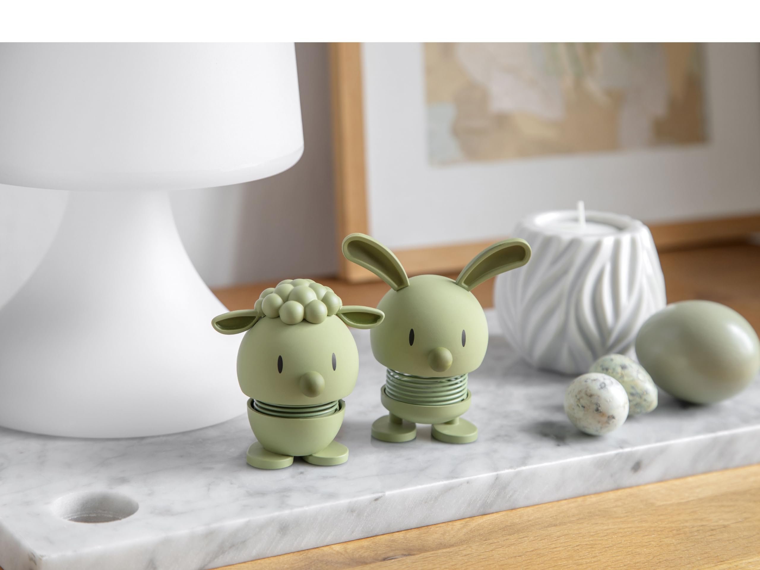 Hoptimist Soft Lambert, Wobbly Figure Decoration for Easter and Spring, Scandinavian Desk and Home Ornament - Image 4