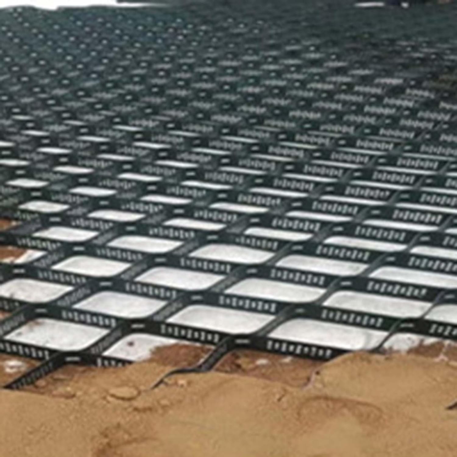 Grille d'herbe de gravier découpable ELzEy pour sol de jardin 6x6m