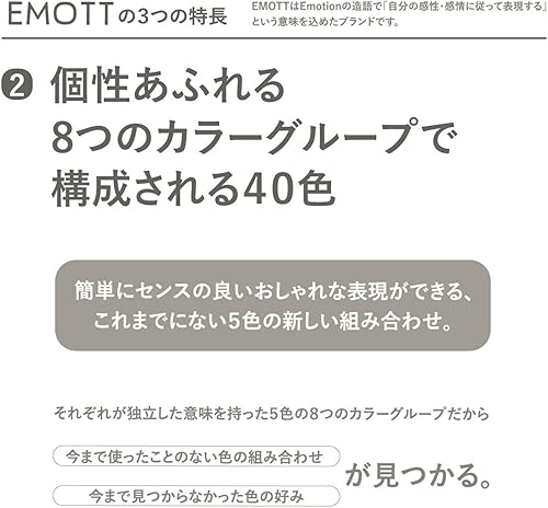 Miniatura 4 de Emott Fineliner - Juego de bolígrafos #1, 40 colores, surtido