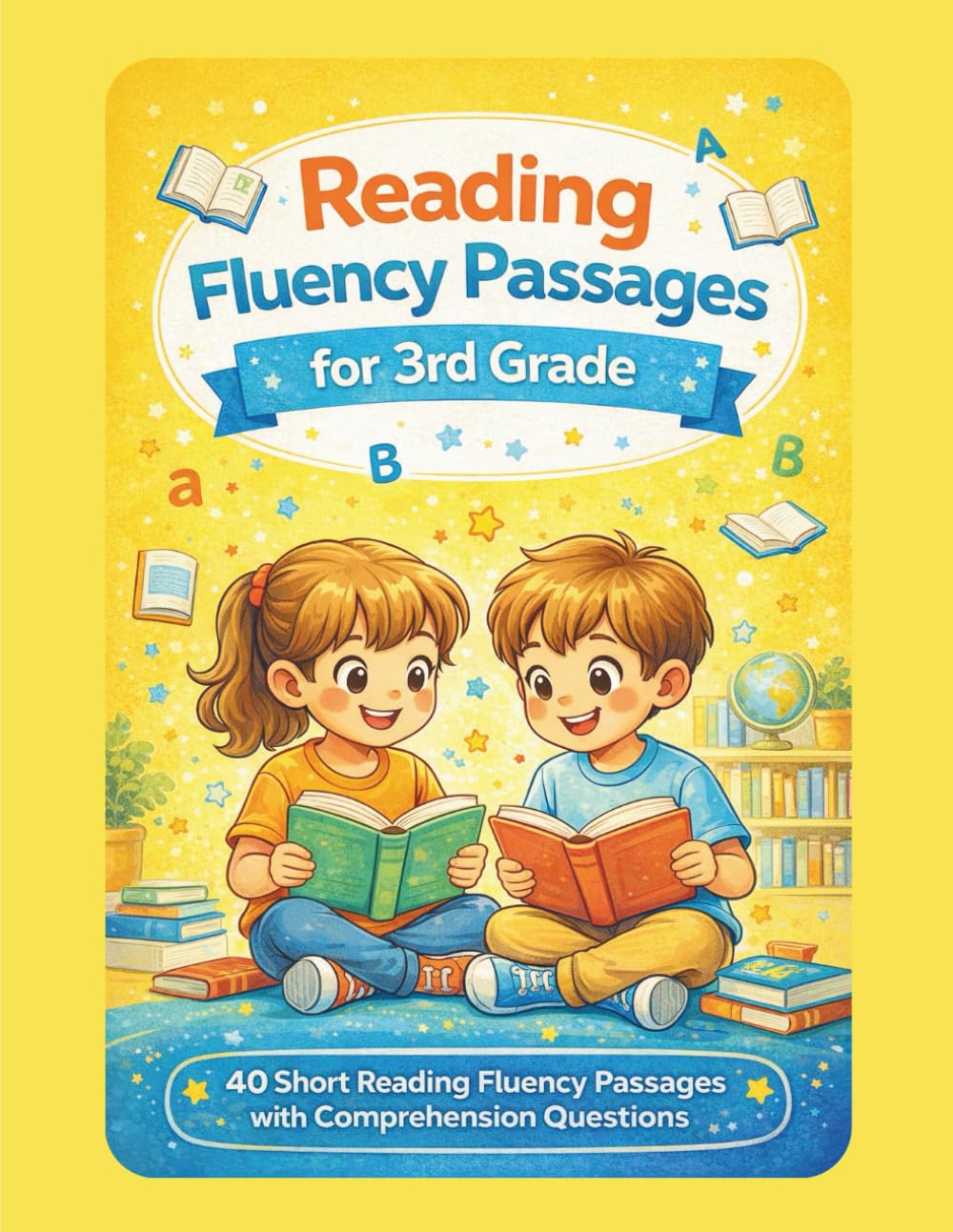 Reading Fluency Passages for 3rd Grade: 40 Short Reading Passages with Comprehension Questions to Improve Fluency and Reading Skills