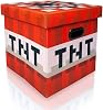 Minecraft TNT Block Storage Tote Storage Cube | 15-Inch Box & Lid
