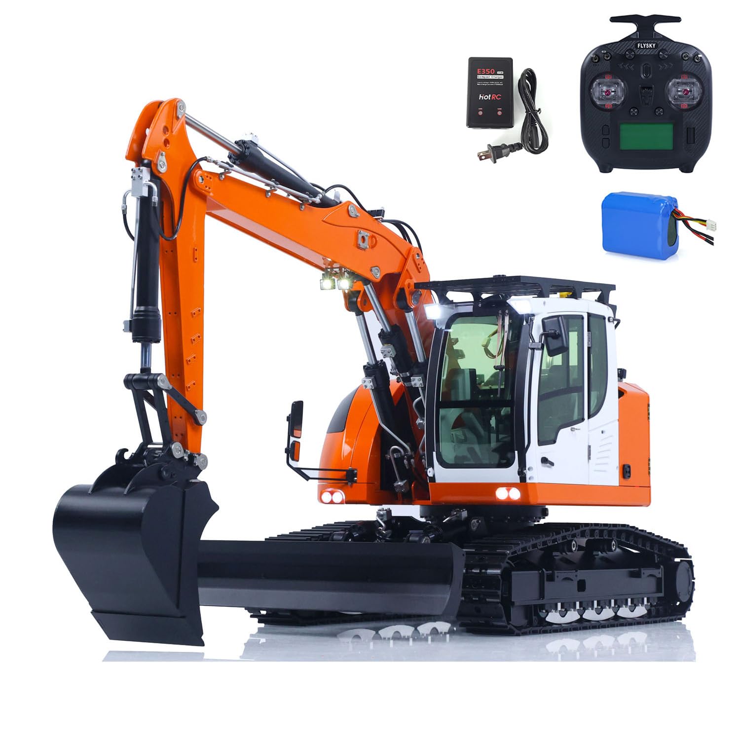 1/14 hydraulique RC pelleteuse LR914 métal 5CH RTR