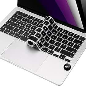 MacBook Air 13.6" A2442 A3240 A3241 Película de Teclado Silicone Ultra Fina Transparente Protetora
