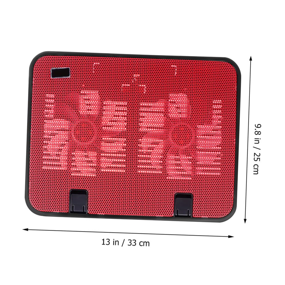 Base para portátil con ventiladores silenciosos y ajuste de ángulo miniatura 2