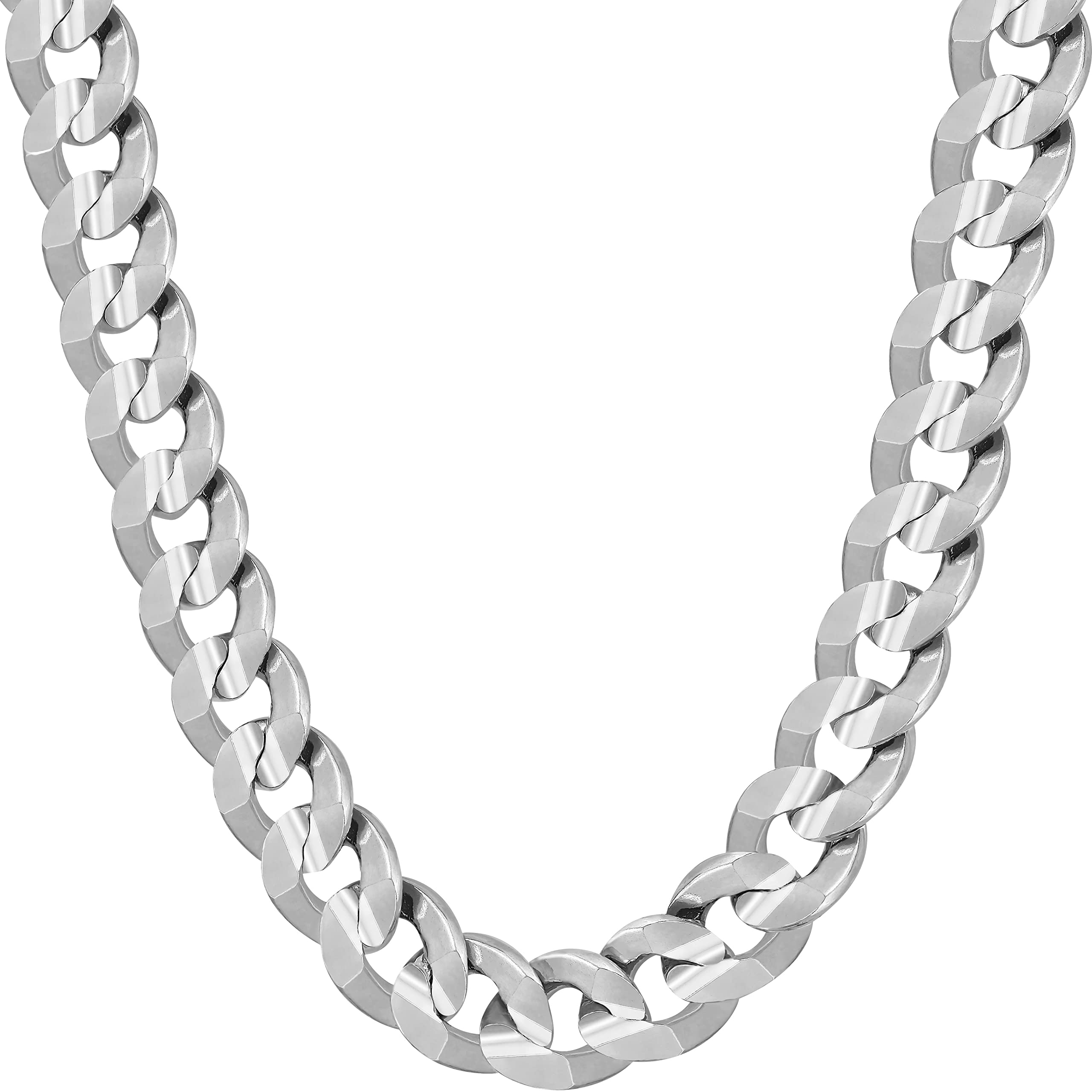 LIFETIME JEWELRYCuban Link Chain Necklace 24k Gold Plated for Men and Women (6mm & 9.5mm)