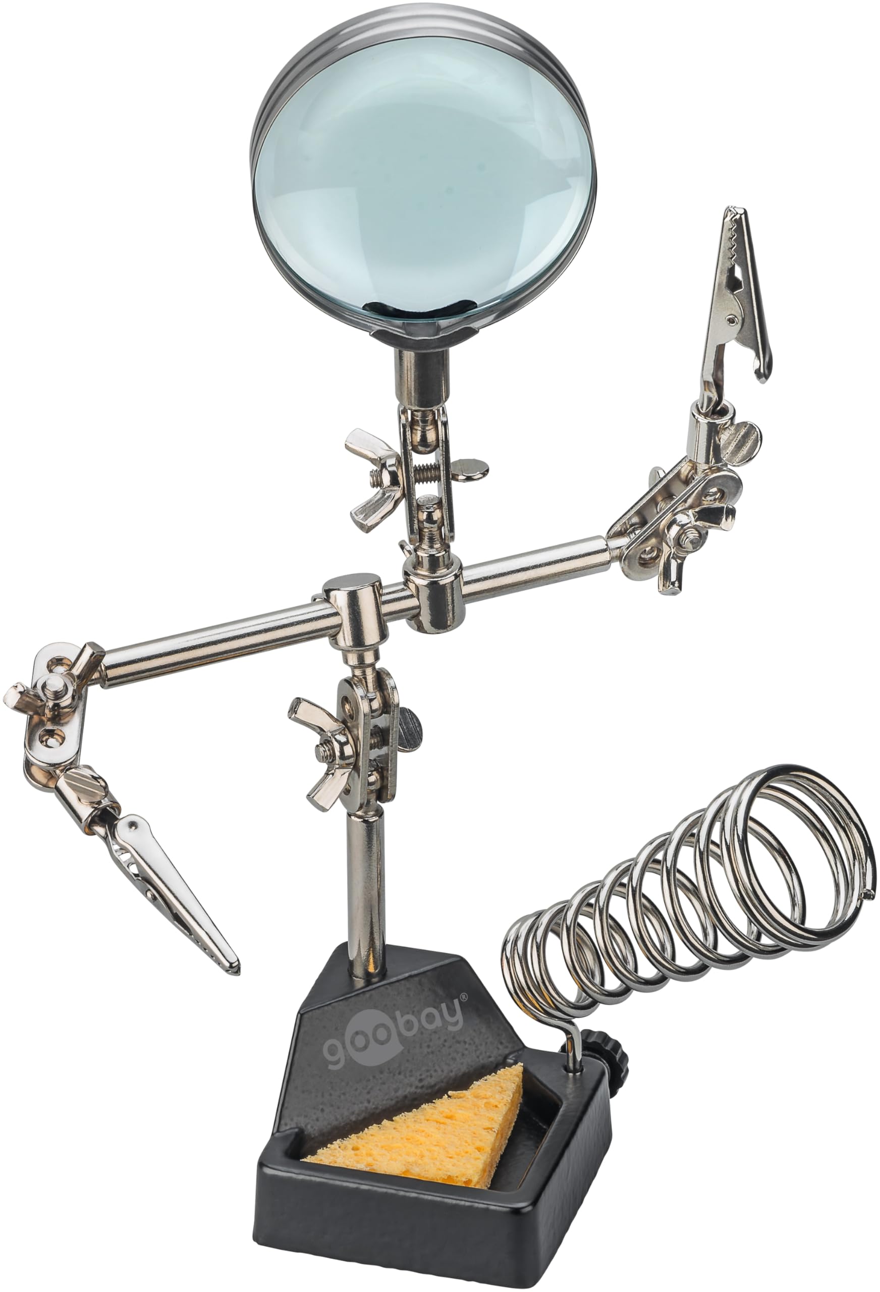 Third Hand with Magnifier and Soldering Iron Stand 76560