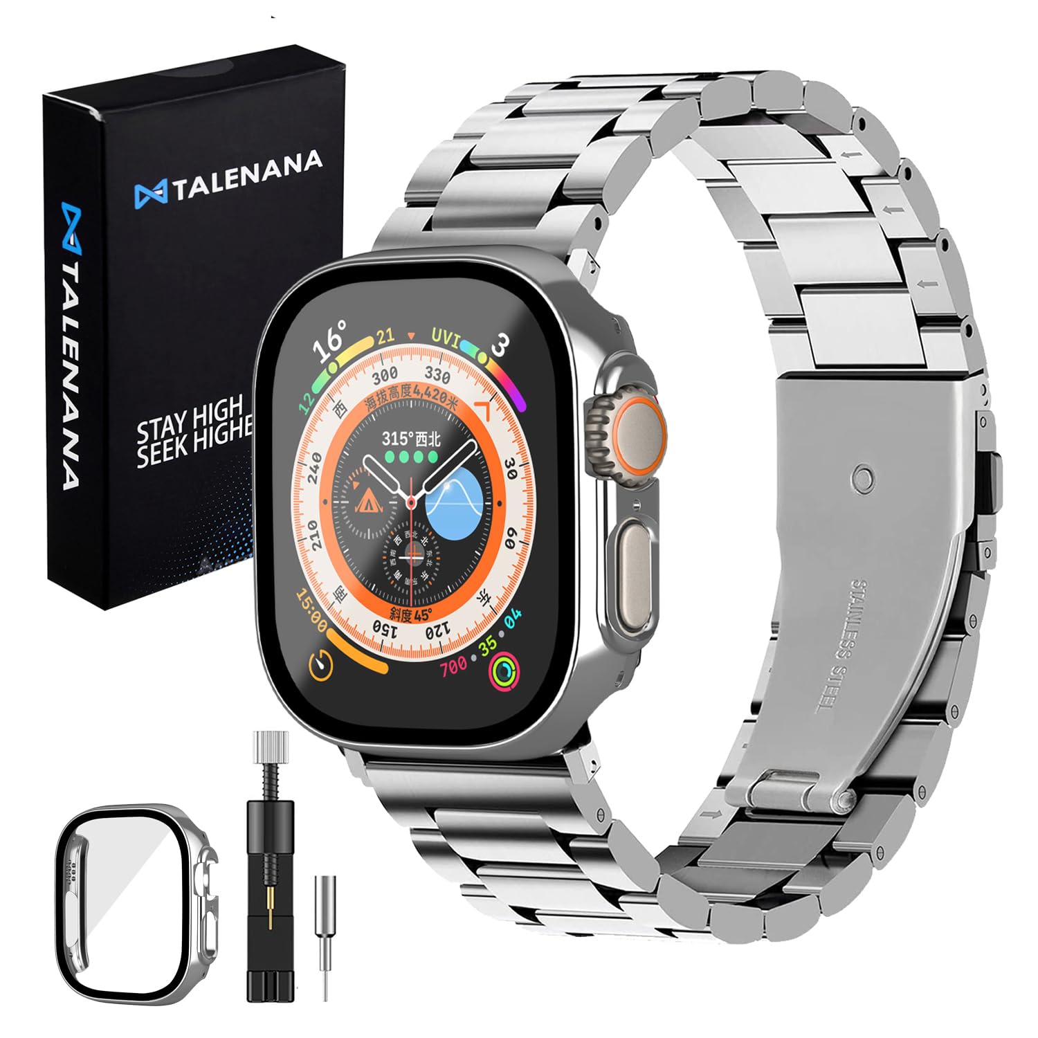 Amazon.co.jp: TALENANA for Apple Watch Ultra/Ultra 2バンド 保護 