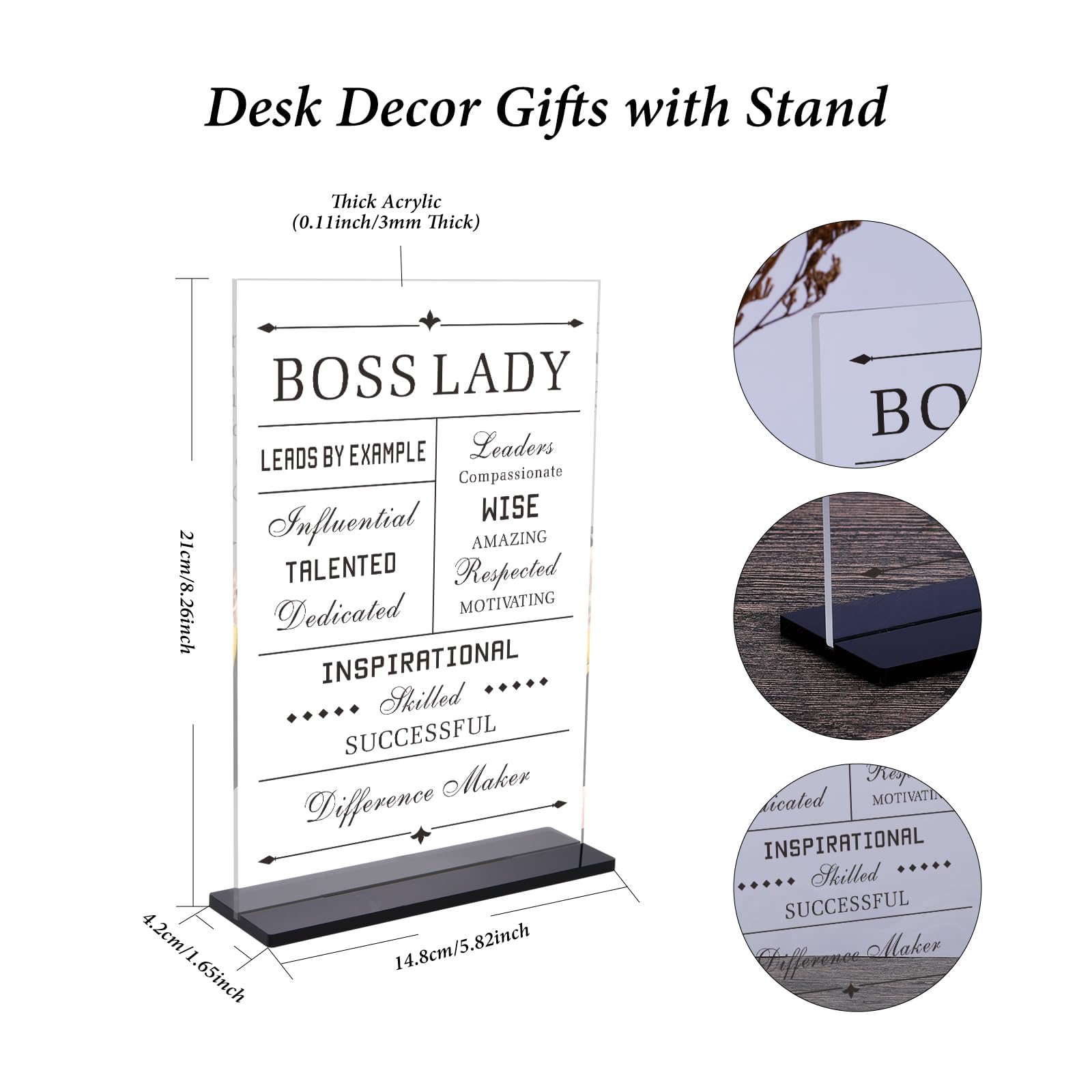 Thank You & Appreciation Keychain Gift For Coworkers, Teachers, Boss - Stainless Steel Farewell Present - View #2