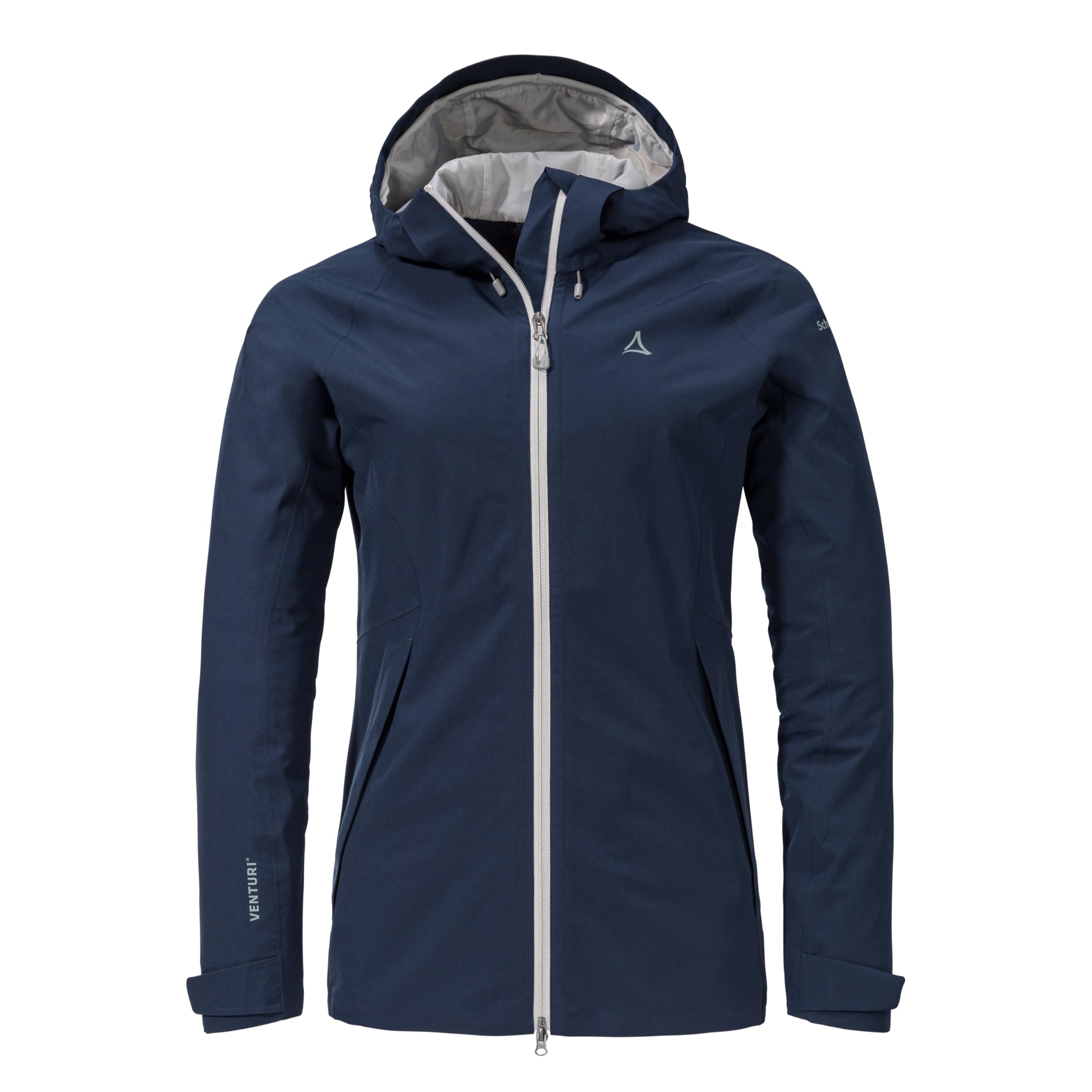 Schöffel Damen 2L Jacket Ankelspitz L, bequeme Outdoor Jacke, wasserdicht & atmungsaktiv, Regenjacke aus elastischem Venturi Material, praktische Innentasche