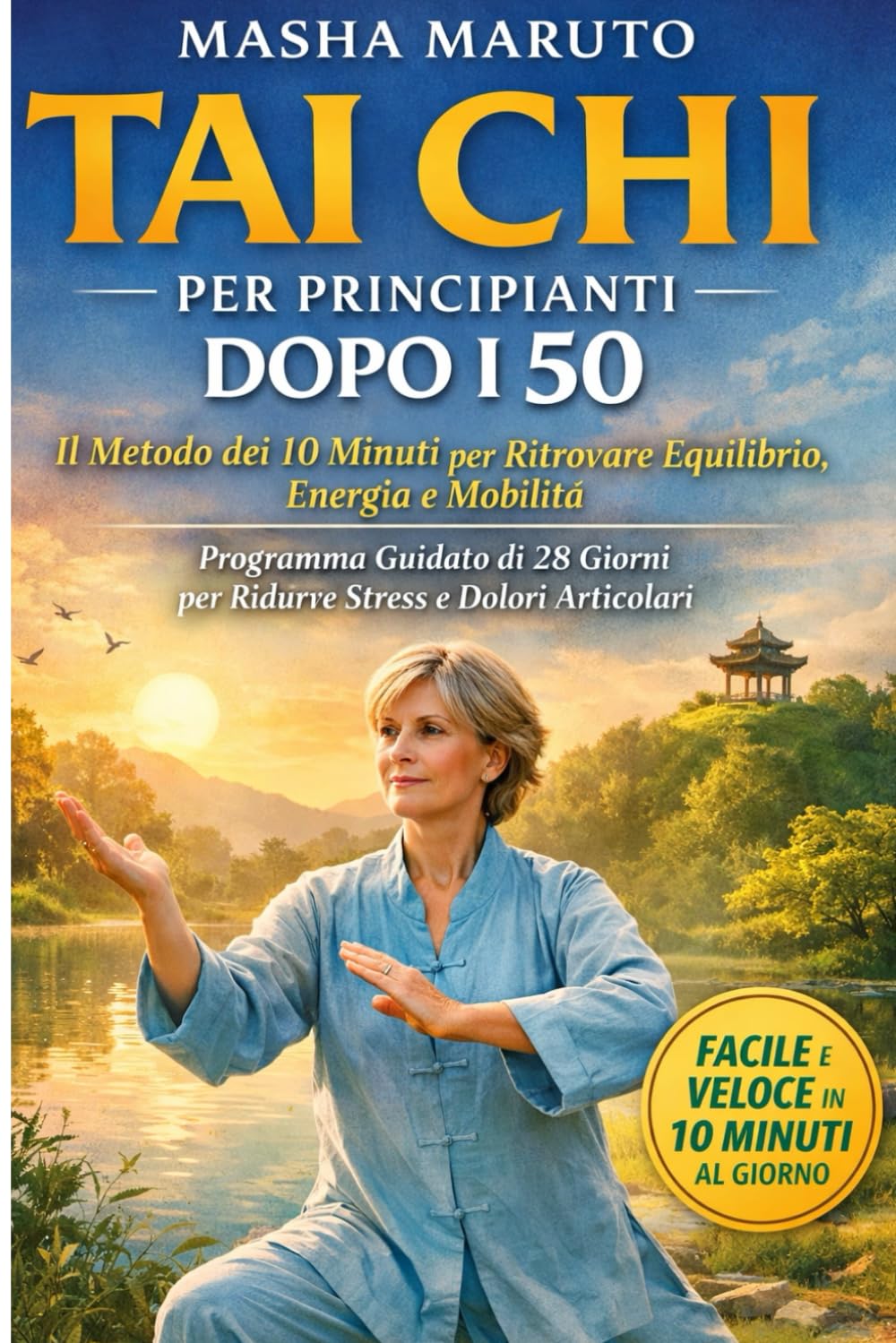 Tai Chi per Principianti Dopo i 50: Il Metodo dei 10 Minuti per Ritrovare Equilibrio, Energia e Mobilità - Programma Guidato di 28 Giorni per Ridurre Stress e Dolori Articolari