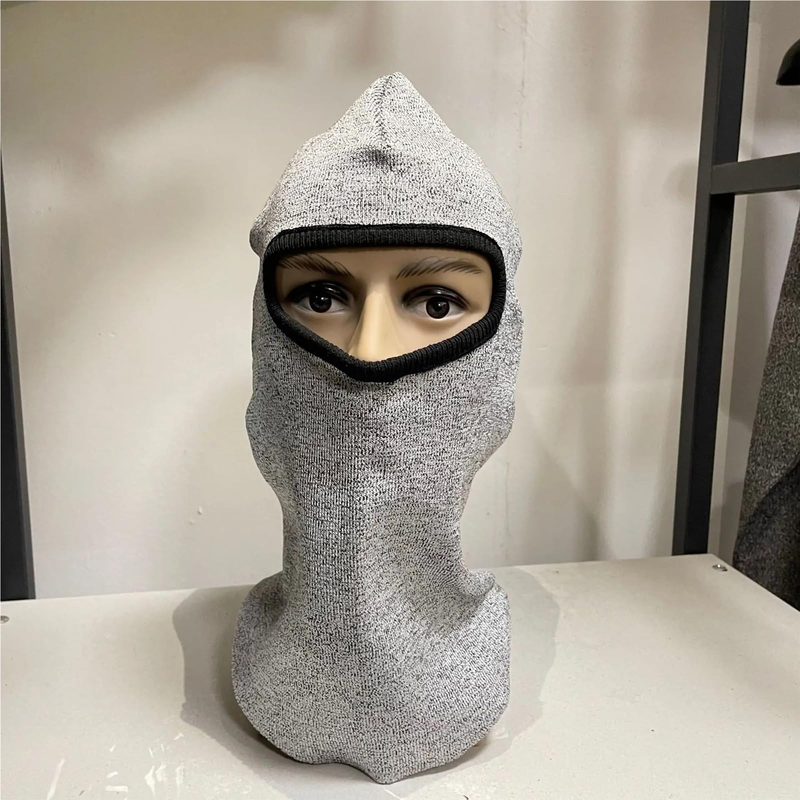 Máscara de seguridad anticorte con capucha autodefensa nivel 5, protección táctica contra cortes y rasgaduras for el cuello, good for trabajos al aire libre Flexible