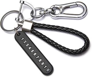 Storite Keychain, Anti-lost Number Card Braided Rope Quick Links Safety Chain | Rigging Accessories Tool | Key Ring Hook f... Price In India