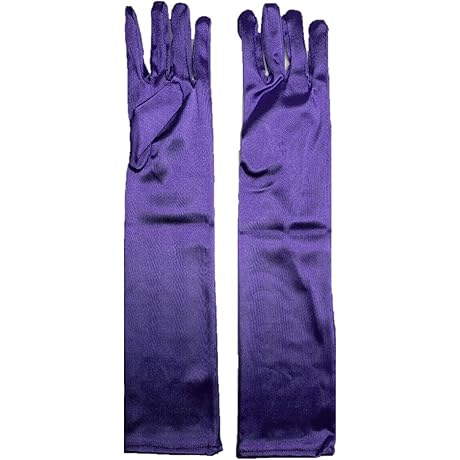 14"-15" Elbow Satin Gloves for Princesses