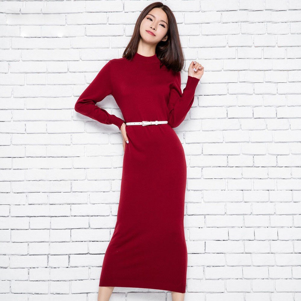 Robe pull longue ZULQ pour rester élégante et confortable tout le printemps
