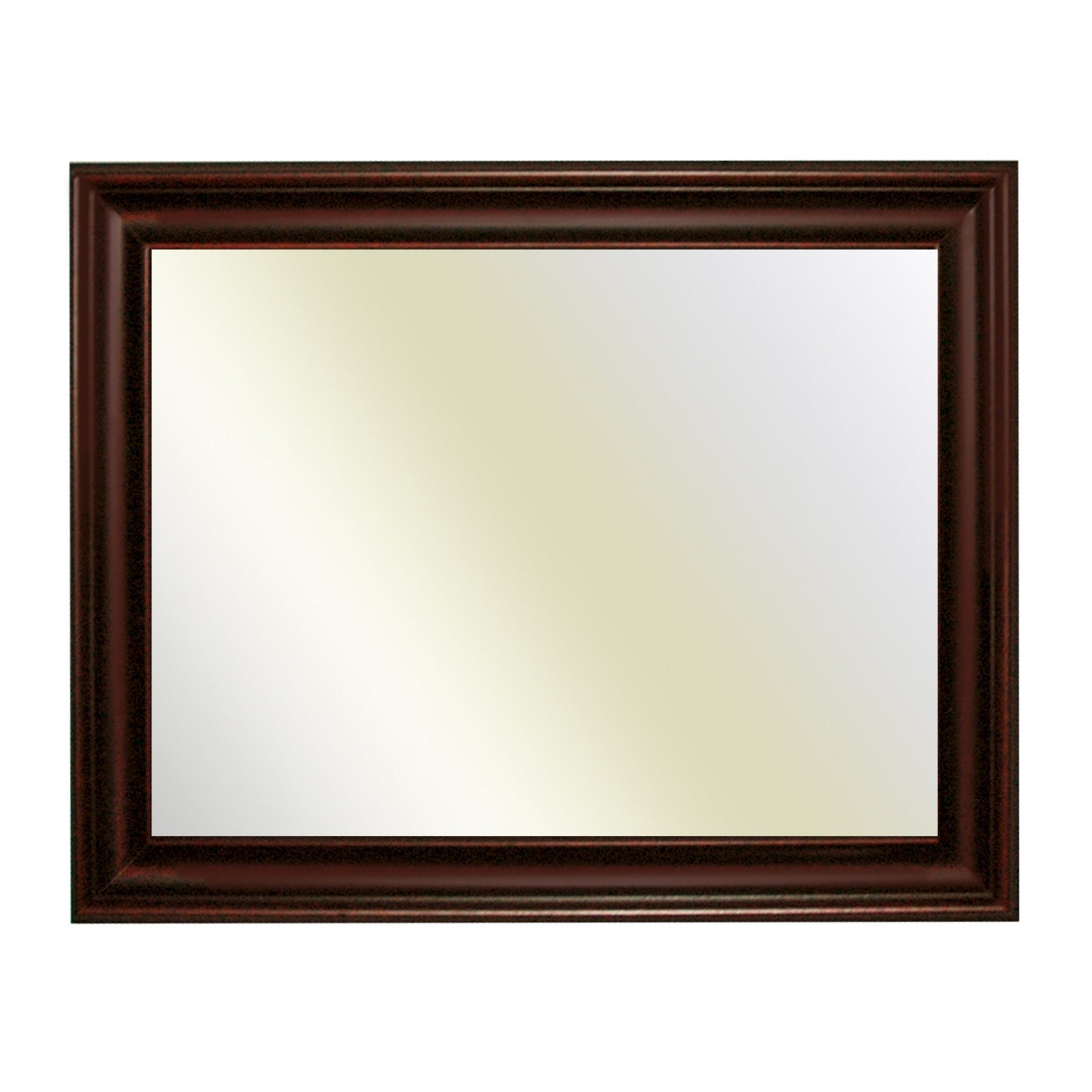 Cadre en bois Nevada cerisier et son miroir 30x40 cm ideal pour l entree