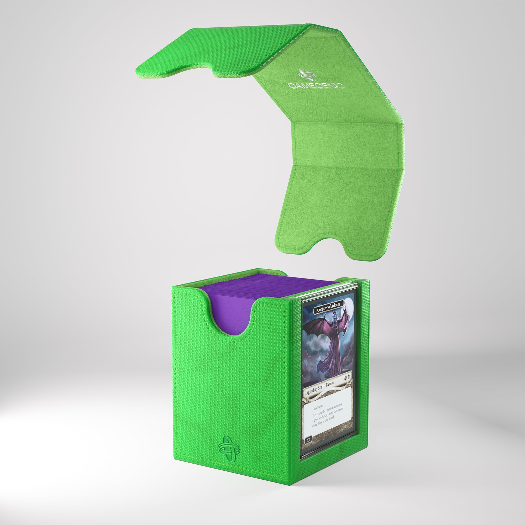 Gamegenic | Squire Plus 100+ XL Convertible Green Commander Deck Box | Porta carte