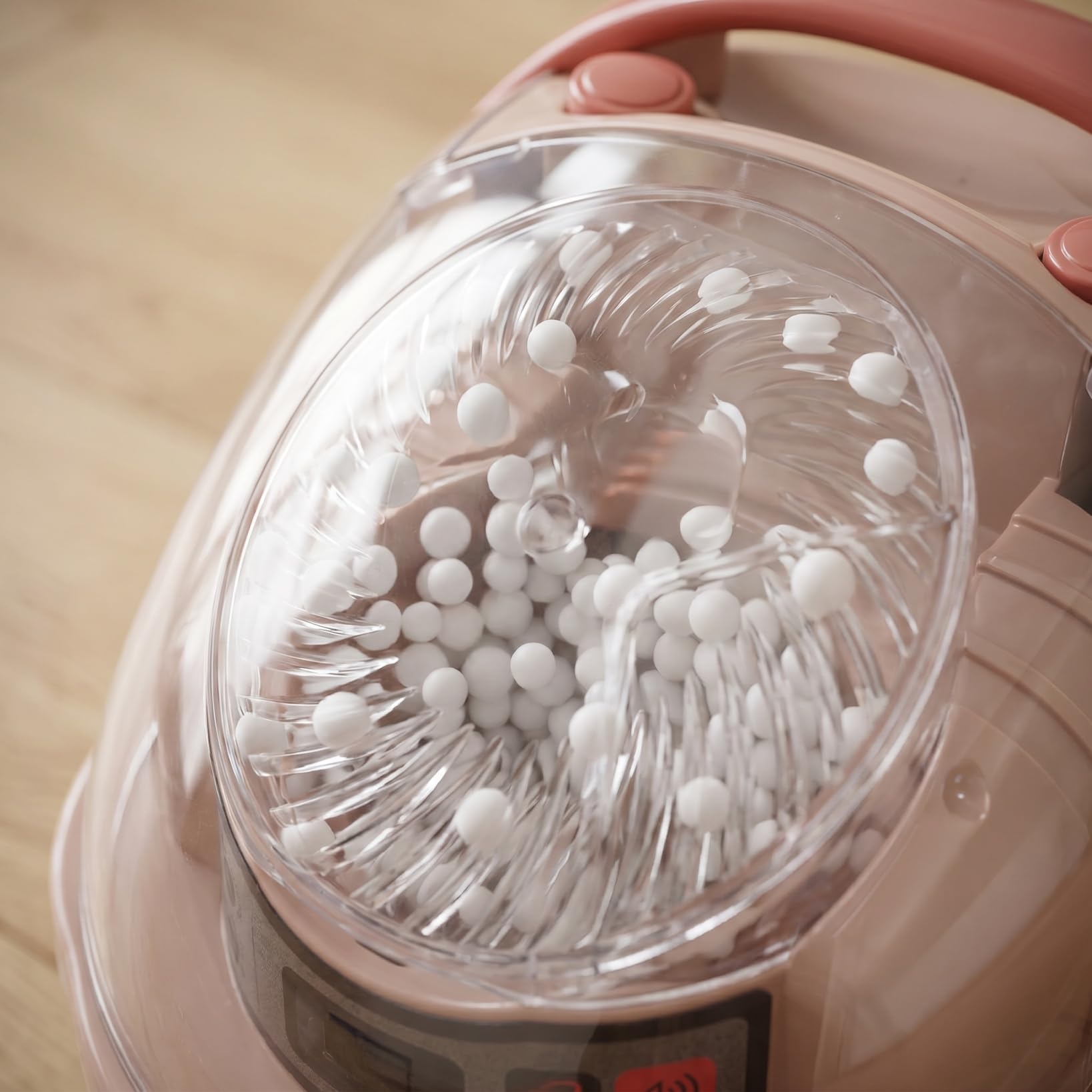 Toyvian Staubsauger Interaktives Haushaltsgerät für Kleinkinder Lustiges Sensory Toy mit Cartoonförmigem Design Leicht zu Reinigen und Sicher für Jungen und Mädchen für Rollenspiele und