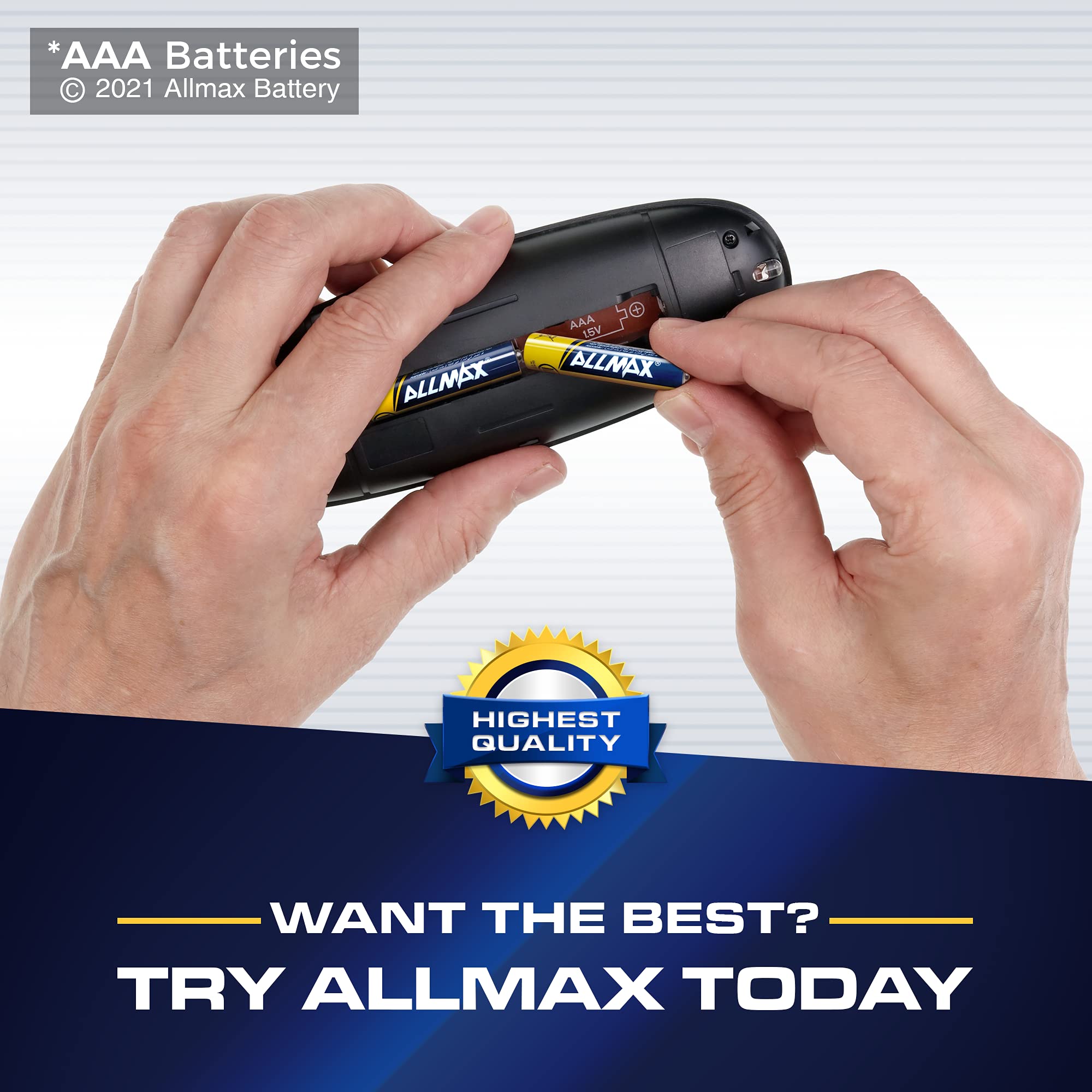 Allmax AAA Maximum Power Alkaline Batteries (100 Count Bulk Pack