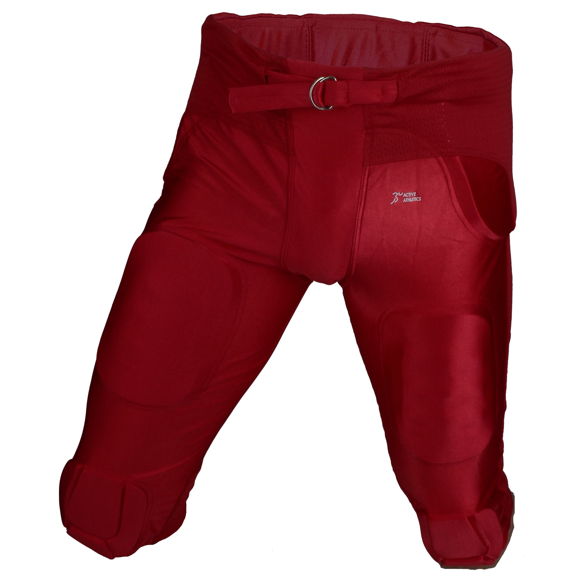 Pantalon de football américain 7 coussinets tout-en-un XL rouge