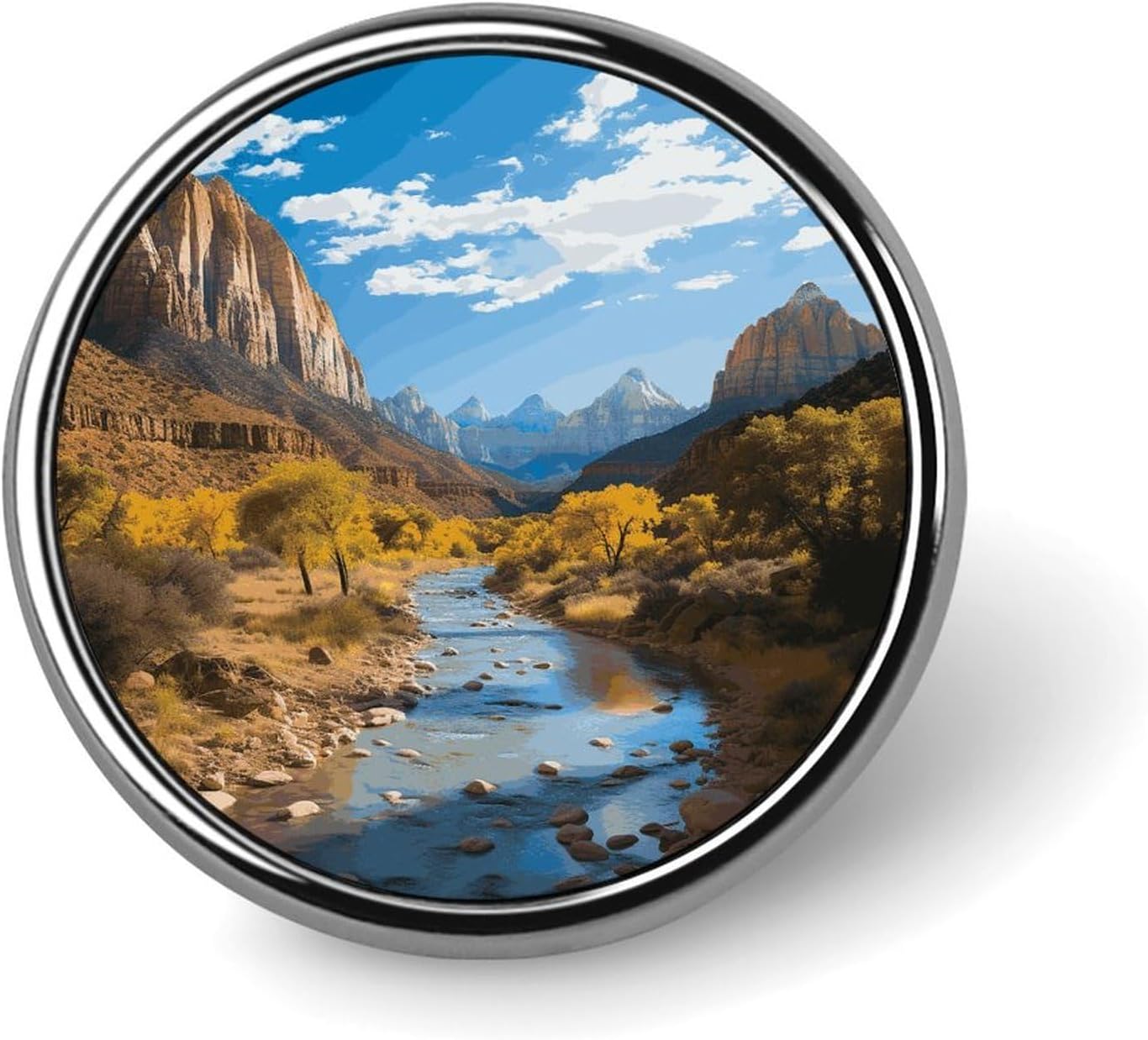 Mens Lapel Pins for Suits Brooch Badge, Zion National Park