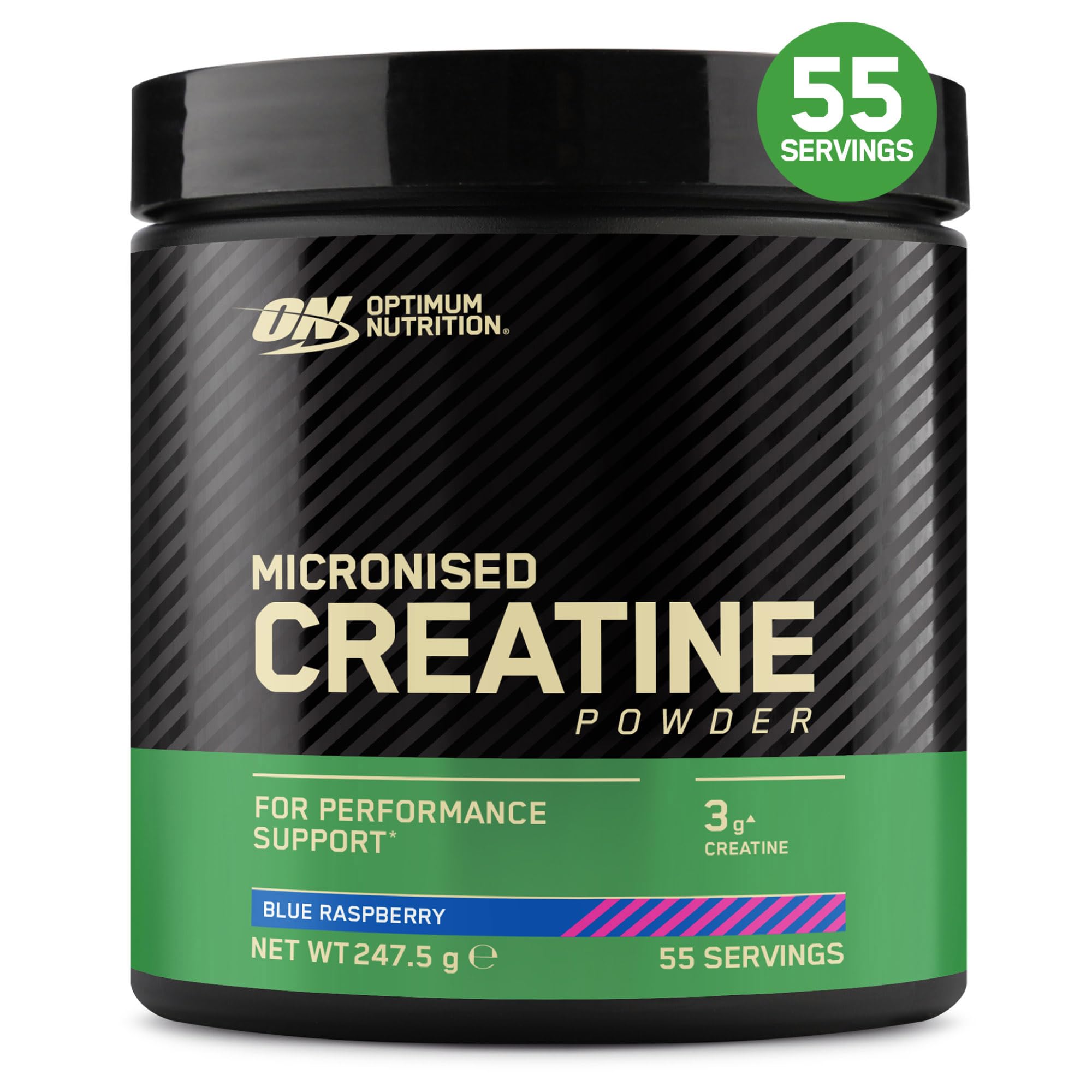 Optimum Nutrition Creatine Mavi Ahududu Kreatin 248 Gram