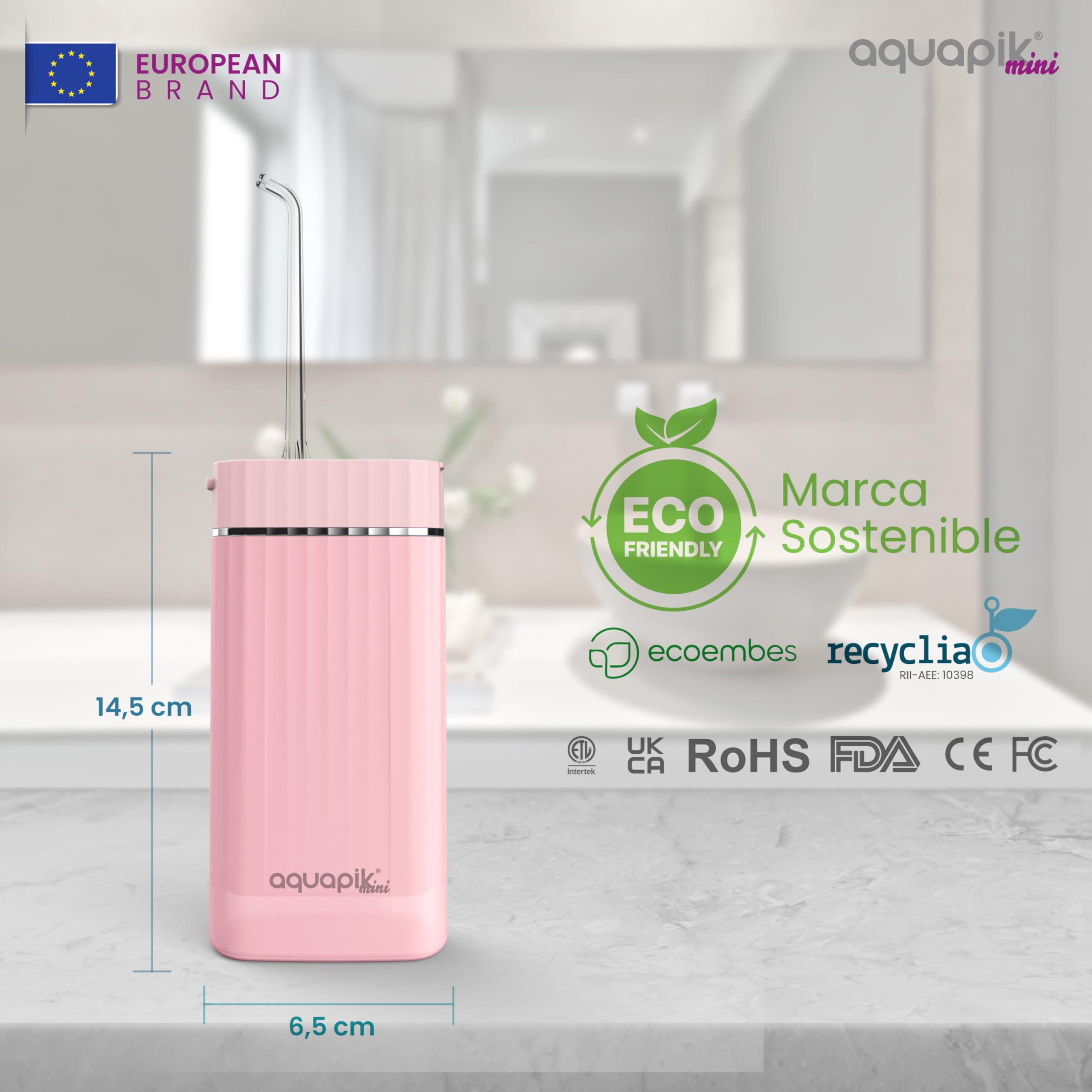 Compra Inteligente: Aquapik® Travel Irrigador dental + Aquapik® Mini en un Pack | Ahorra y Cuida Tu Salud Bucal en Casa y Viaje |Cubre diferentes necesidades bucales | Cuidado Premium