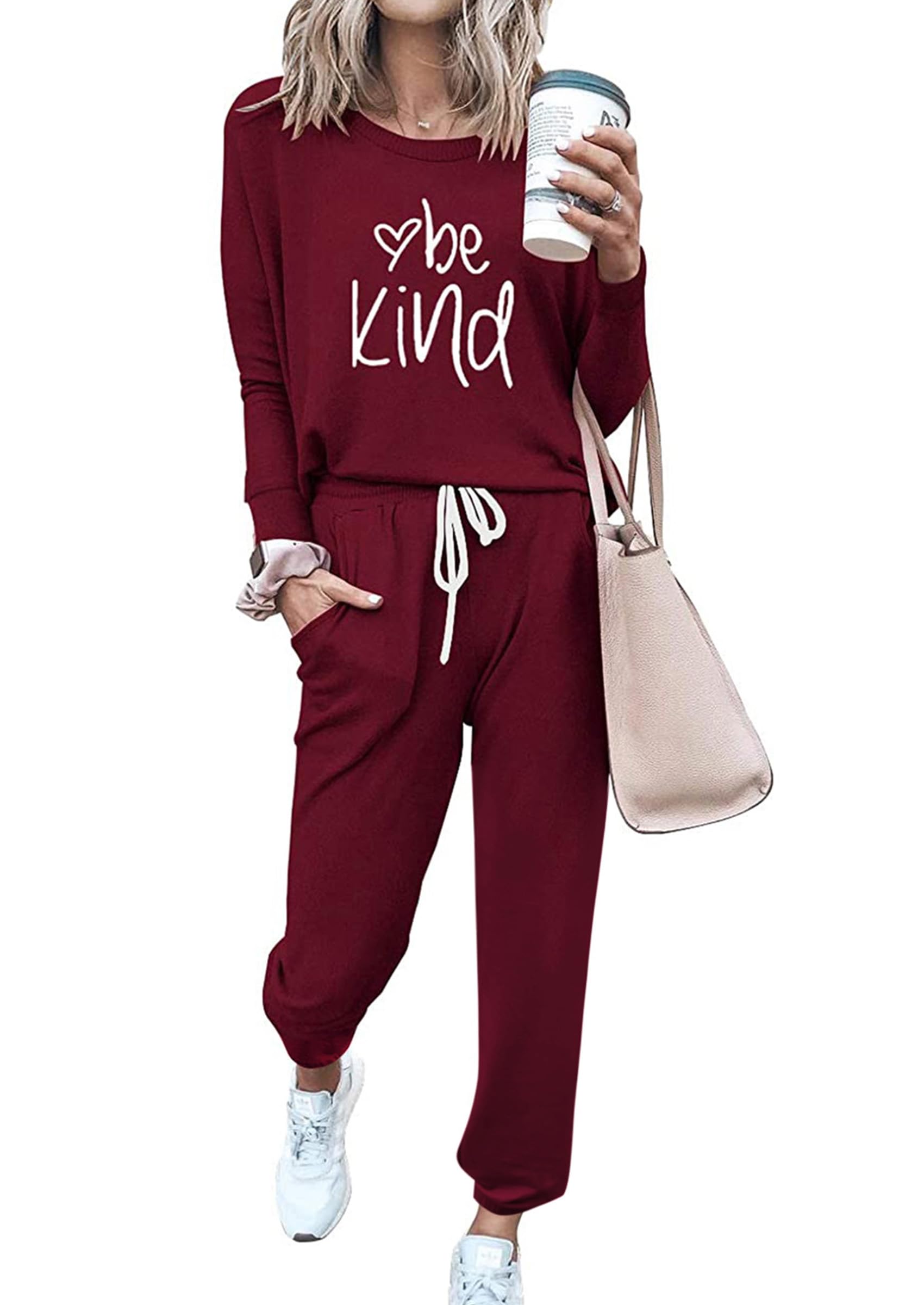 PRETTYGARDEN Travel Outfit Women 2 Piece Lounge Sets