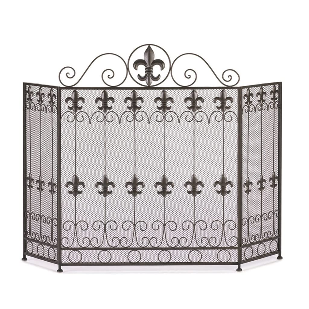 Schermi per Caminetti di Guardia Black Panel Schermo Antincendio For La Casa Fire Guardrail Soggiorno In Ferro Embedded Caminetto Schermo Schermo Decorativo Schermo Partizione Accessori per Caminetti