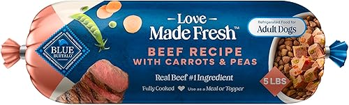 Blue Buffalo Love Made Fresh Natural Adult Dog Food, Refrigerated, Beef with Car